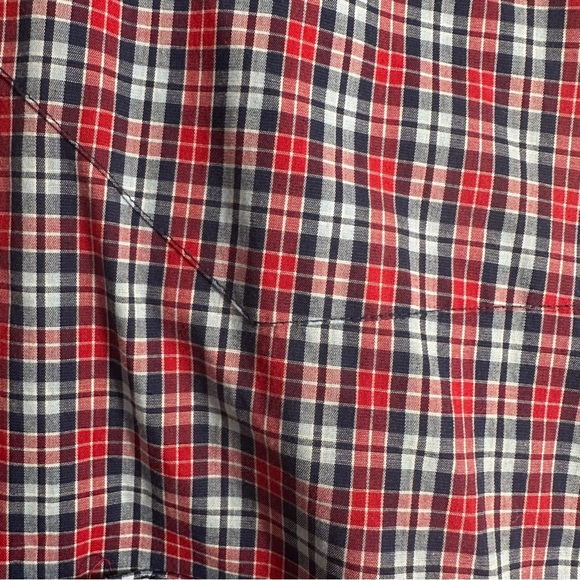 Wrangler 3X men's plaid button down, pearl snaps, cotton blend, western, fall - Picture 10 of 10